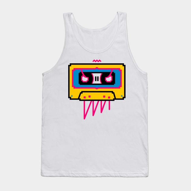 El Luchador Analogico Tank Top by 38Sunsets